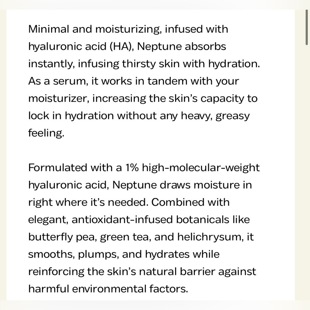 ✨ Luna Nectar Neptune Hyaluronic Acid Hydrate & Blur Serum - Picture 5 of 7